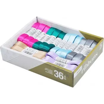 Stuha Stuha 3m x 1,2cm box mix 1