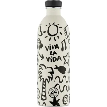 Láhev Láhev 24bottles Urban 1lt Viva la Vida Urban.1lt.Viva.la.Vida bílá 00X, vel. ONE SIZE