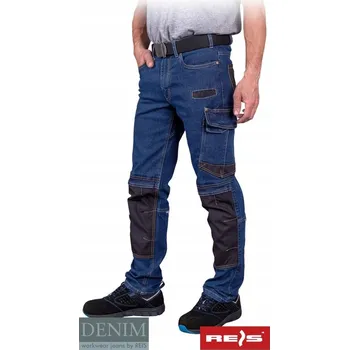Pracovní obuv Dlouhé pracovní kalhoty Reis JEANS303-T GB vel. 52