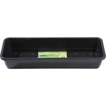 Podmiska Garland Narrow Tray Black 37.5x13.5x6 cm, miska plastová
