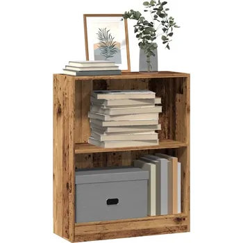 Knihovna vidaXL Knihovna 60 x 24 x 76 cm kompozitní dřevo [800863] Barva: Staré dřevo