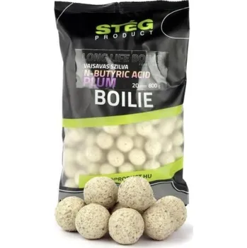 Boilies STÉG STĚG Long life boilie 20 mm příchuť: Butyric Acid-Švestka