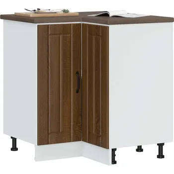 Kuchyňská skříňka Kuchyňská rohová spodní skříňka "Lucca" hnědý dub kompozit - 8721158421005