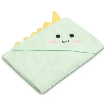 Dětská osuška 100x100cm, froté bavlna, Dino - mátová, zelená