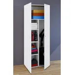 Vcm Úklidová skříňka Vandol ll s dvířky, bílá