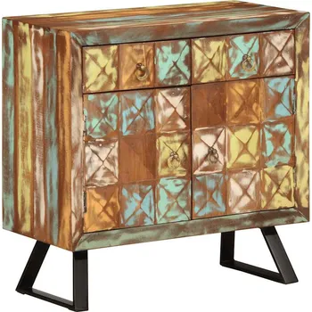 Komoda Komoda vícebarevná 70x35x70 cm masivní recyklované dřevo - 8721012136755