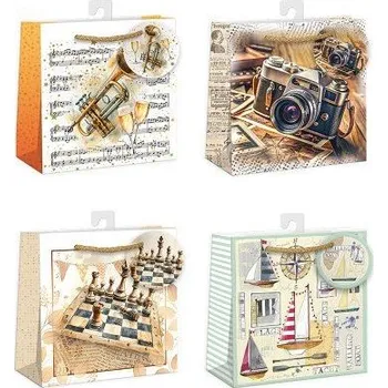 Dárková taška ARGUS Dárková papírová taška 16 x 16 cm mix 12 ks 07250012h