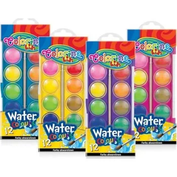 Vodová barva Barvy vodové Colorino 12ks