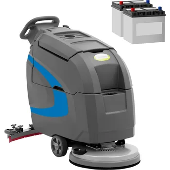 Podlahový mycí stroj ulsonix Aku podlahový mycí stroj - 51 cm - 2000 m²/h - ruční provoz s pojezdem TOPCLEAN SELF X