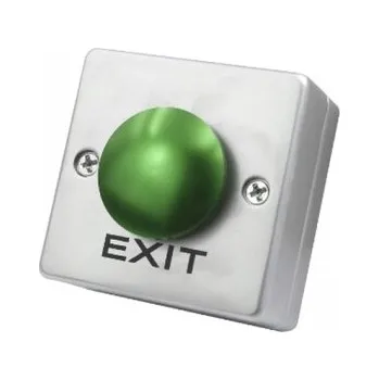 Sebury EB-53G zelené kovové odchodové tlačítko