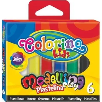 Modelovací hmota Plastelina Colorino 6 barev