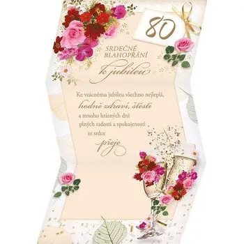 ARGUS Přání k 80. narozeninám 15-7077c80