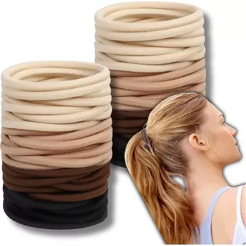 J&W Dámská sada gumiček do vlasů Ranualdus černá One size