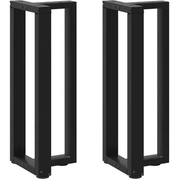 Konferenční stolek vidaXL Nohy konzolového stolku ve tvaru T, 2 ks, , 38 x 25 x (72-73) cm, ocel [4013044] Barva: Černá