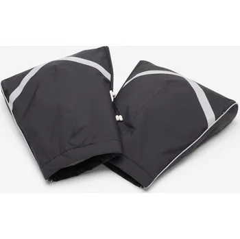 Cyklistické návleky BTWIN Hřejivé a nepromokavé návleky na ruce na městské kolo 940 ŠEDÁ