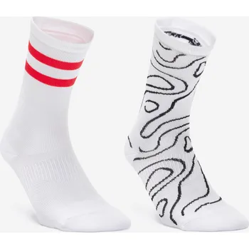 Pánské ponožky DOMYOS Ponožky na fitness vysoké 2 páry 39/42