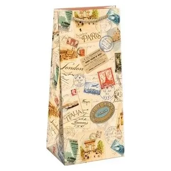 Dárková taška ARGUS Dárková papírová taška na koňak (13 x 29.5 cm) 07770735h