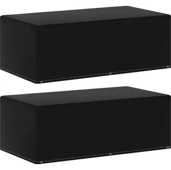 Zahradní sestava Plachty na zahradní nábytek a grily 2 ks 6 oček 170x90x60 cm - 8720286648711