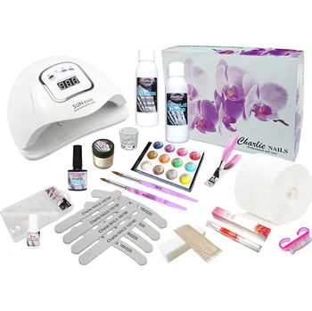 Startovací sada na Akrylové nehty XXL180W na tipy - bílá