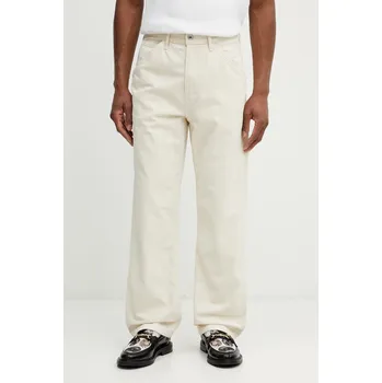 Dámské oblečení Džíny Levi's 568 LOOSE STRT CARPENTER x WORKWEAR 55849.0076 béžová 01X, vel. 30/32