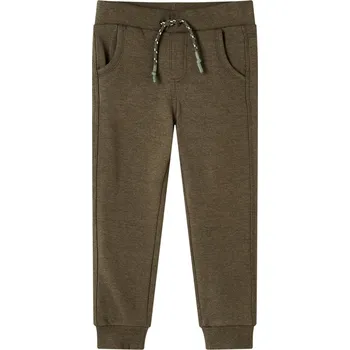 Dětské tepláky khaki melanž 116 - 8721012023178