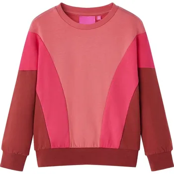 Chlapecké tričko Dětská mikina barevné bloky růžová a henna 104 - 8721012035614