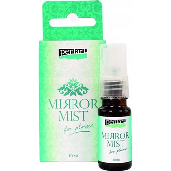 Barva ve spreji Pentart stříbro Barva ve spreji 10 ml Efekt starého zrcadla