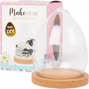 Velikonoční dekorace Velikonoční DIY zvonek ve tvaru vajíčka - Ovečka růžová Avec