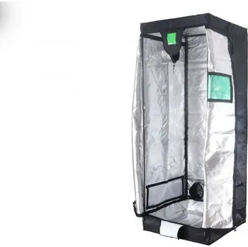 Pěstební box BudBox Silver Medium 75x75x200 cm, stříbrná fólie