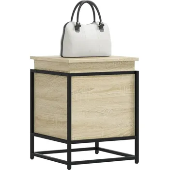 Úložný box Úložný box s víkem dub sonoma 40x40x51,5 cm kompozitní dřevo - 8721102838491