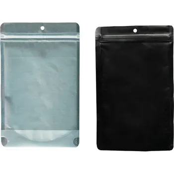 Sáček na potraviny Qnubu Zip Sáček Black 28G, 23.5x15 cm, 50 ks