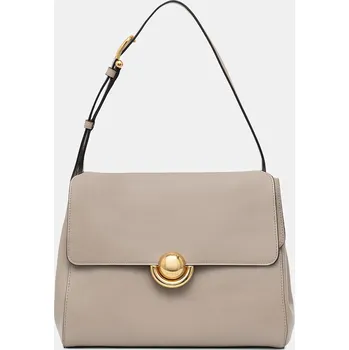 Módní doplněk Kožená kabelka Furla Domus S Shoulder Bag WB01862.BX4185.4488S šedá 09X, vel. ONE SIZE