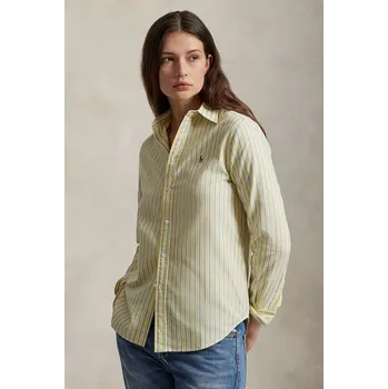 Dámská košile Bavlněná košile Polo Ralph Lauren 211970739 žlutá 10X, vel. XS