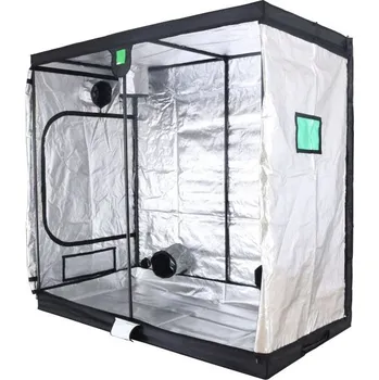 Pěstební box BudBox Silver XXL HL 120x240x220 cm, stříbrná fólie