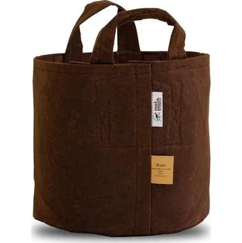 Květináč Root Pouch Boxer 95 l, hnědý textilní květináč 53x42 cm