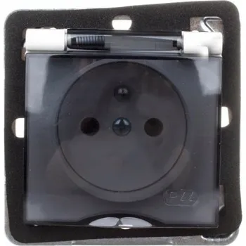 Elektrická zásuvka Ospel béžová nástěnná Elektrická Zásuvka