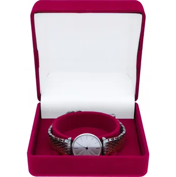 Dárková krabička ČERVENÁ KRABIČKA NA HODINKY, NÁRAMKY