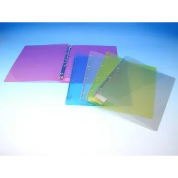 Pořadač A4 KP 9-005 průh.MIX 4-krouž.