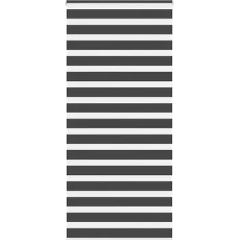 Roleta vidaXL Zebra roleta černá 110x230 cm šířka látky 105,9 cm polyester