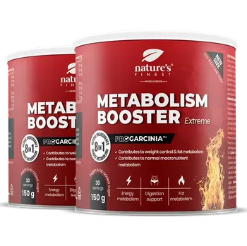 Nature’s Finest Metabolism Booster 1+1 | nápoj na metabolismus a kontrolu chuti k jídlu | garcinia HCA, gymnema, guarana + L‑karnitin