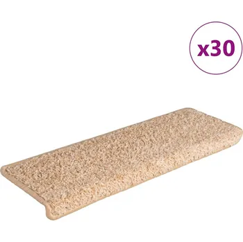 Nášlap na schod Schodové rohože 30 ks 65 x 21 x 4 cm zlaté obdélníkové okraje - 8721288459534