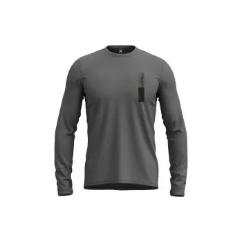 Pánské tričko Crazy Idea Long Sleeved Gulliver Man stone 25/26 XL; Šedá triko + DÁREK DLE VÝBĚRU!