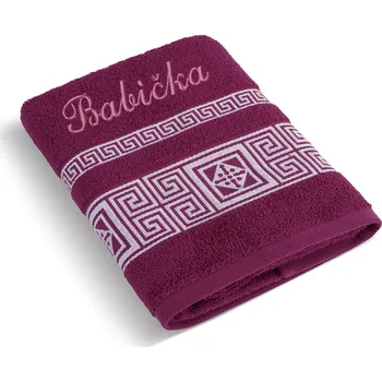 Ručník Froté ručník s výšivkou BABIČKA