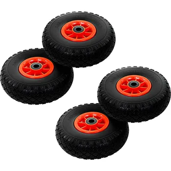 Auto-moto Kola k rudlu 4 ks solidní PU 3.00–4 (260 x 85) - 8718475616207