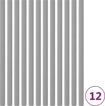 Dětská zábrana Pěnová ochrana na trampolínové tyče 12 ks 92,5 cm šedá - 8720286141991