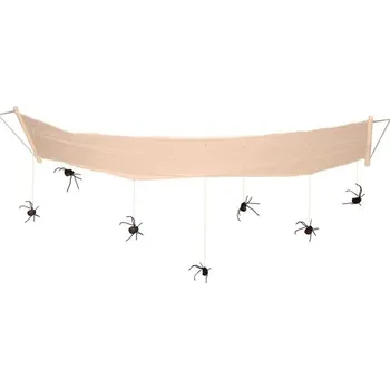 Party dekorace Dekorace pavučina s pavouky 310cm