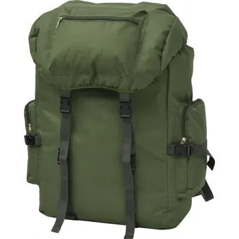 turistický batoh Batoh v army stylu 65 L zelený - 8718475973423