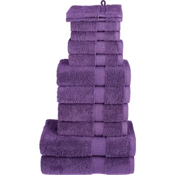 Utěrka 12dílná sada ručníků Premium SOLUND fialová 600 g/m² - 8721012152205