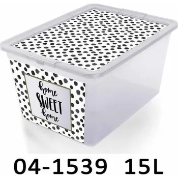 Úložný box Box deco 15 l dekor mix