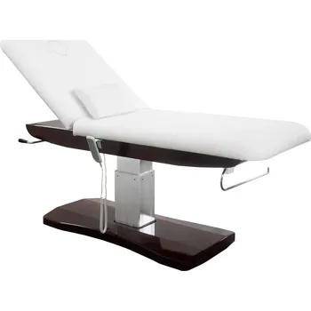 Zdraví physa Kosmetické lehátko - 1 motor - 300 W - 200 x 75 x 66 - 91 cm - 175 kg - hnědá / bílá PESCARA WHITE